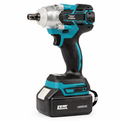 Cheie De Impact si Insurubat 380 Nm, cu 30 Accesorii Incluse si 2 Acumulatori 48V, Trusa Inclusa Engros