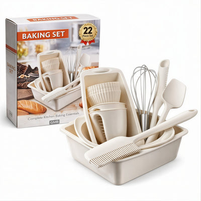 Ustensile pentru Copt 22 Piese din Silicon, Tavi si Ustensile Engros