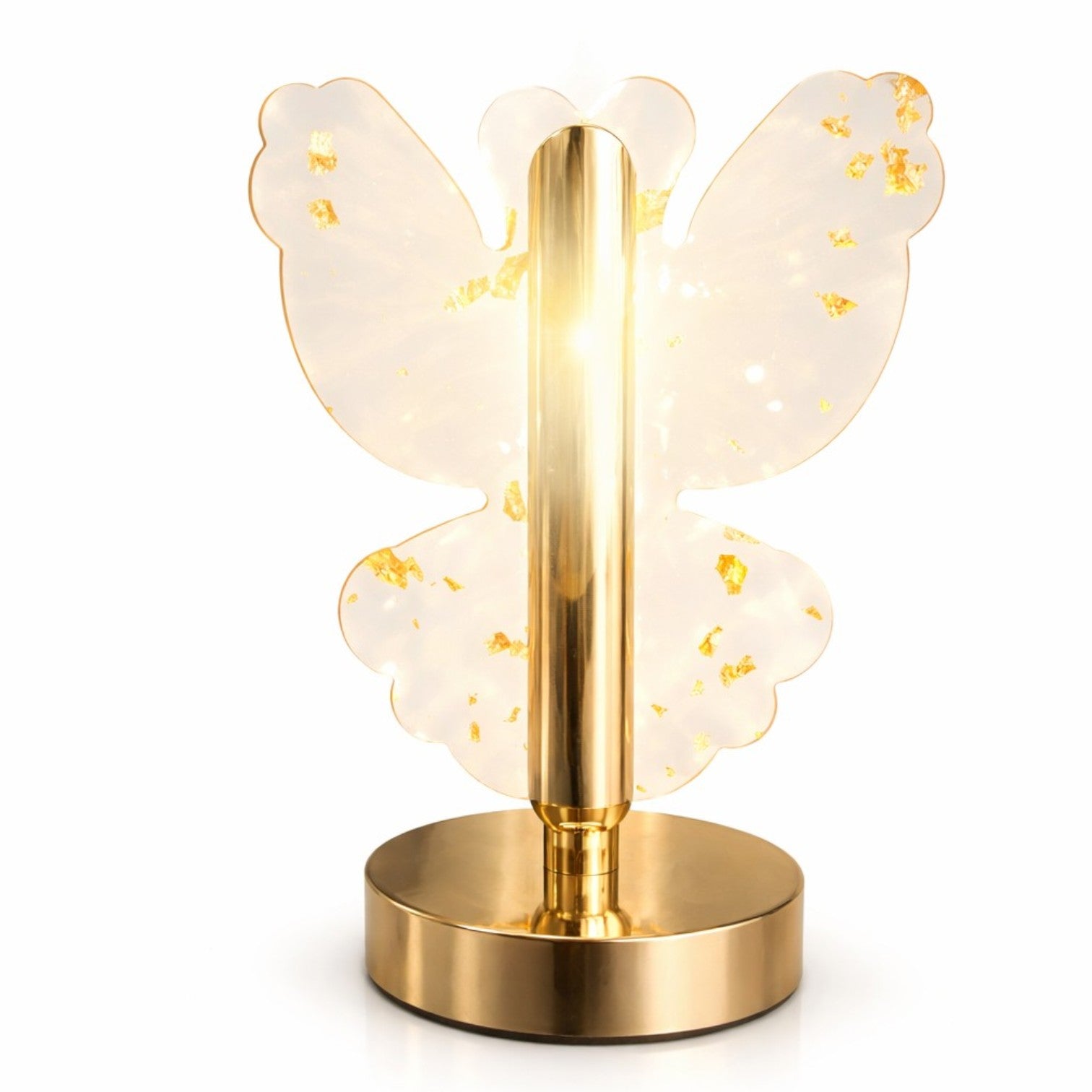 Lampă LED Decorativă 20.5x14cm, Model Fluture cu 3 Moduri de Lumină, Control Touch Reîncărcabilă Engros