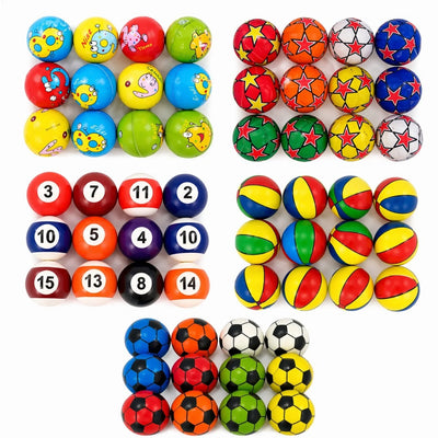 Mingii din Spuma 9cm, Diferite Modele 12/set Engros