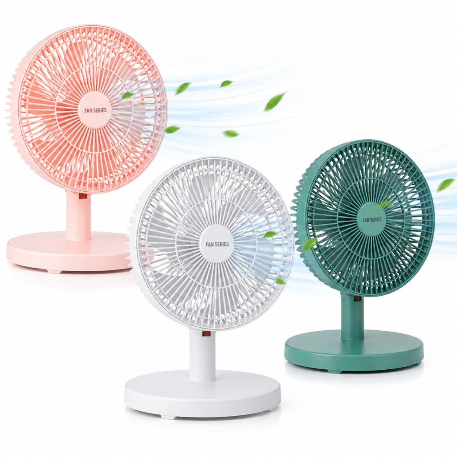 Ventilator Electric 23.5×34×20cm, cu 3 Trepte de Viteză, din Plastic, Diferite Culori Engros
