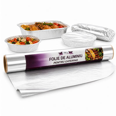Folie de Aluminiu 700g, Rola 29cm Latime Engros