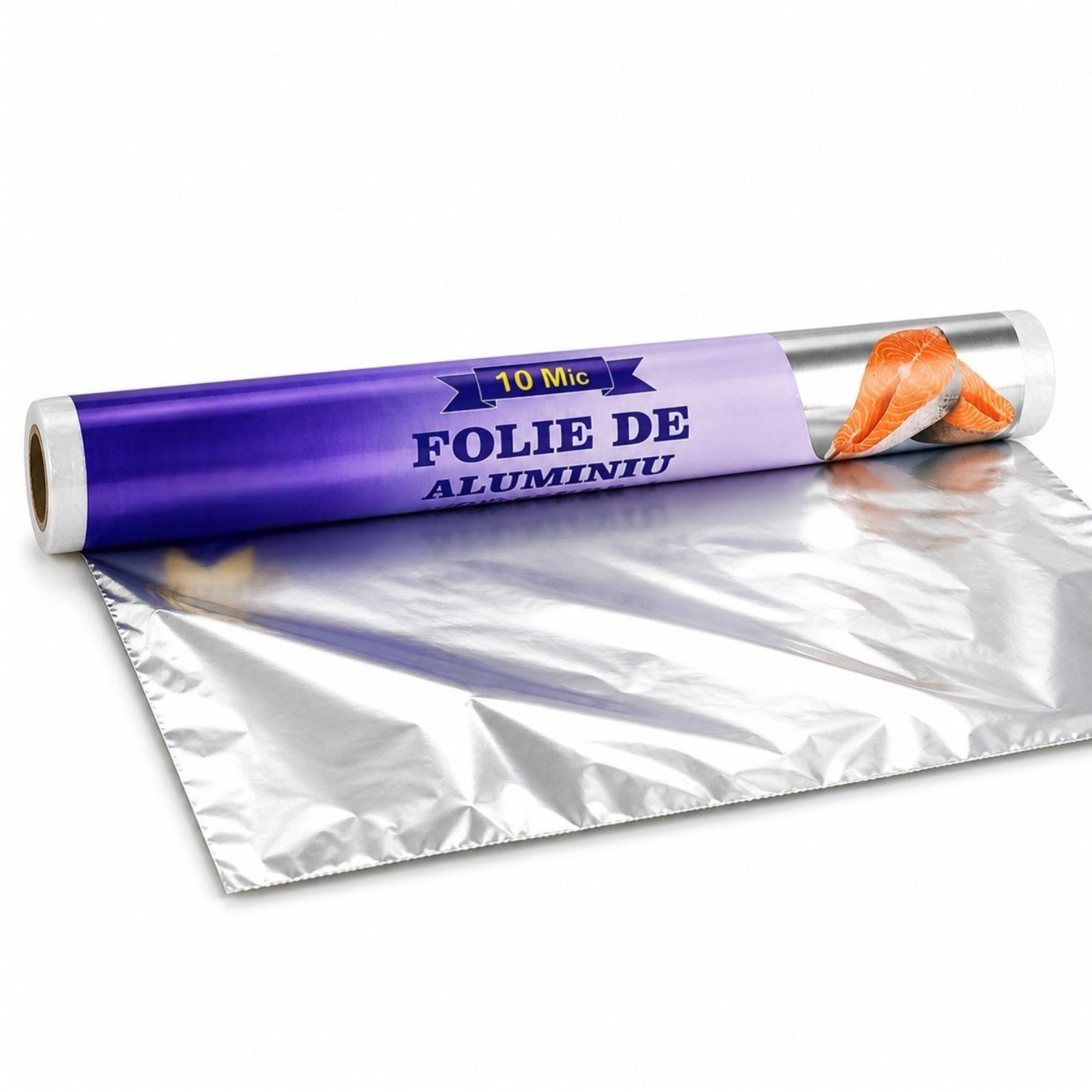 Folie de Aluminiu 10 Mic, Rola Bucătărie 29cm Engros