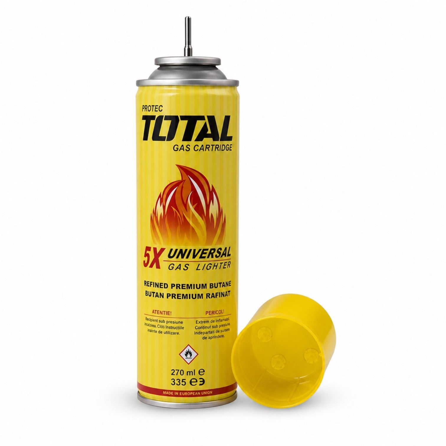 Butelie Gaz 270ml, Universală 4/set, Tip Spray Engros