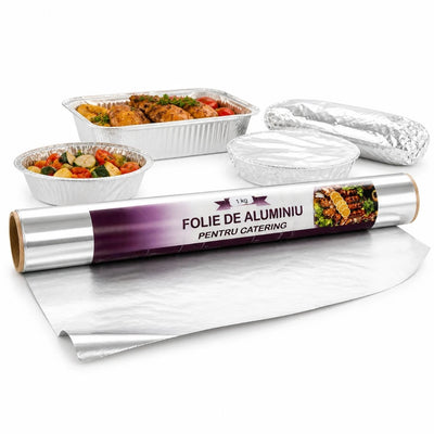 Folie de Aluminiu 1kg, Rola 46cm Latime Engros