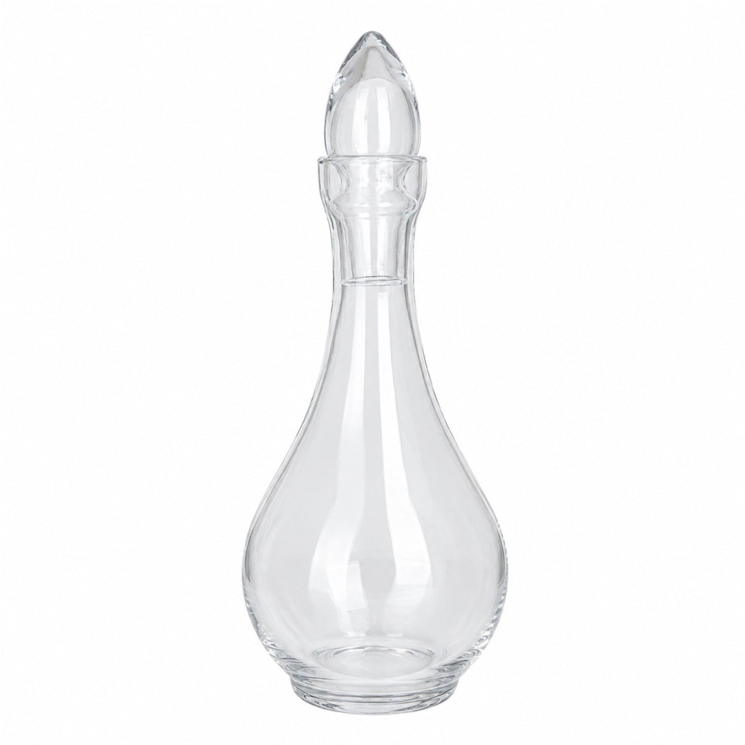 Decantor din Sticla 1.20L, cu Dop 33cm Transparent, pentru Vin si Bauturi Engros