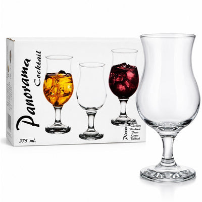 Pahar cu Picior 375ml, 6/set, din Sticla 17.5cm, Transparent Engros