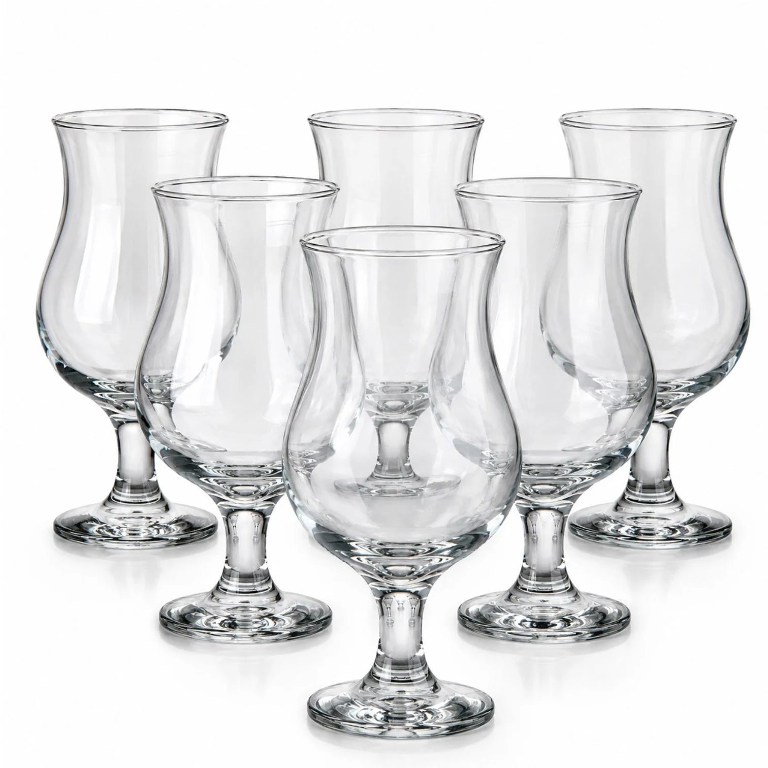 Pahar cu Picior 375ml, 6/set, din Sticla 17.5cm, Transparent Engros