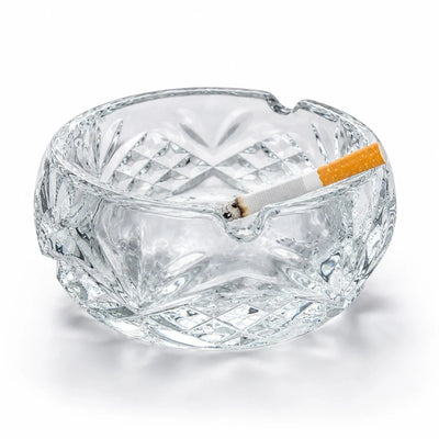 Scrumiera 10x4cm din Sticla, Model Cristal Engros