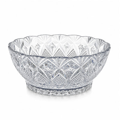 Bol din Sticla 23.5x10cm, Model Cristal Floral Engros
