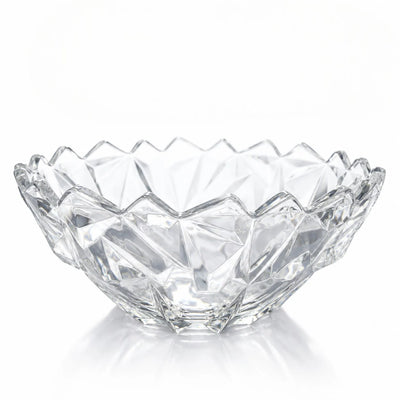 Bol din Sticlă 24x11.5cm, Model Cristal Geometric Engros
