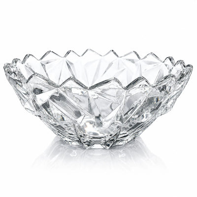 Bol din Sticlă 24x11.5cm, Model Cristal Geometric Engros