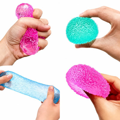 Minge Antistres Squishy 6.5cm, Cube Squeeze Ball, din Gel Elastic, Stretch & Squeeze, Diferite Culori Engros