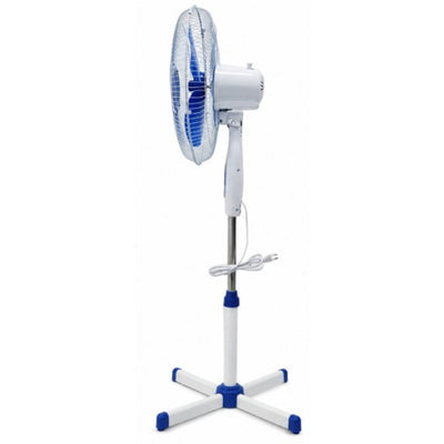 Ventilator Electric cu Picior, 2/set Reglabil pe Înălțime, cu Oscilație Automată 40cm, 3 Viteze Engros