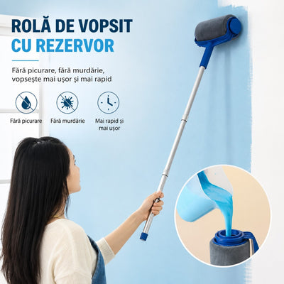 Trafalet cu Rezervor pentru Vopsit, 5 Piese, Braț Extensibil și Accesorii Incluse Engros