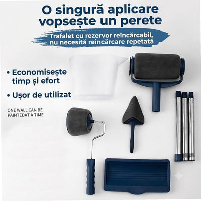 Trafalet cu Rezervor pentru Vopsit, 5 Piese, Braț Extensibil și Accesorii Incluse Engros