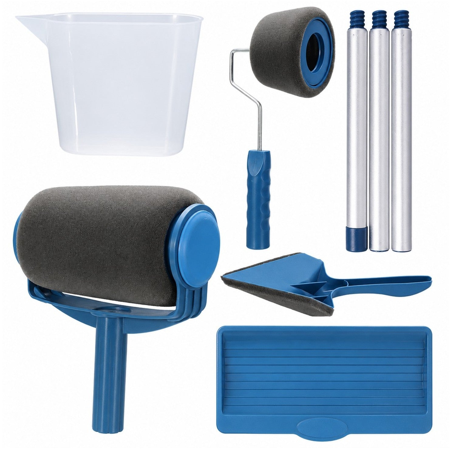 Trafalet cu Rezervor pentru Vopsit, 5 Piese, Braț Extensibil și Accesorii Incluse Engros