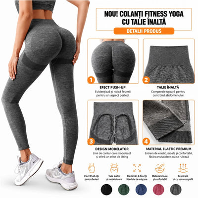 Compleu Sport Damă One Size, Talie Înaltă, Diferite Culori Engros