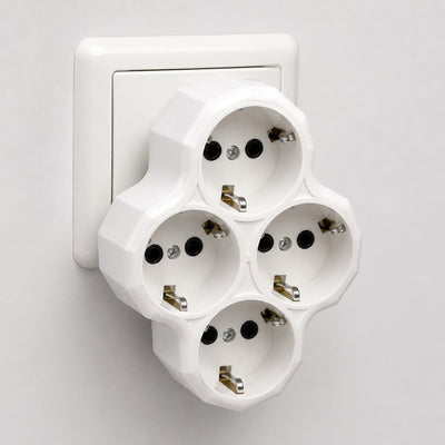 Adaptor Multiplu 4 Prize 16A, 250V, 3680W, cu Împământare Engros