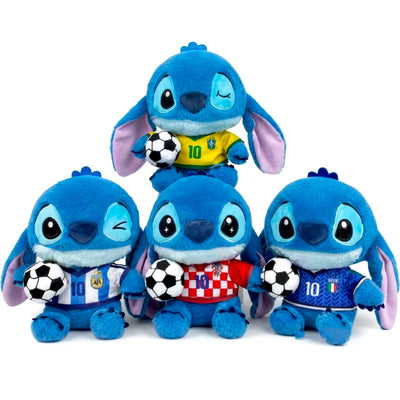 Jucărie de Pluș Stitch Fotbal 25cm, Ediția Campionatului Mondial, cu Minge de Fotbal Engros