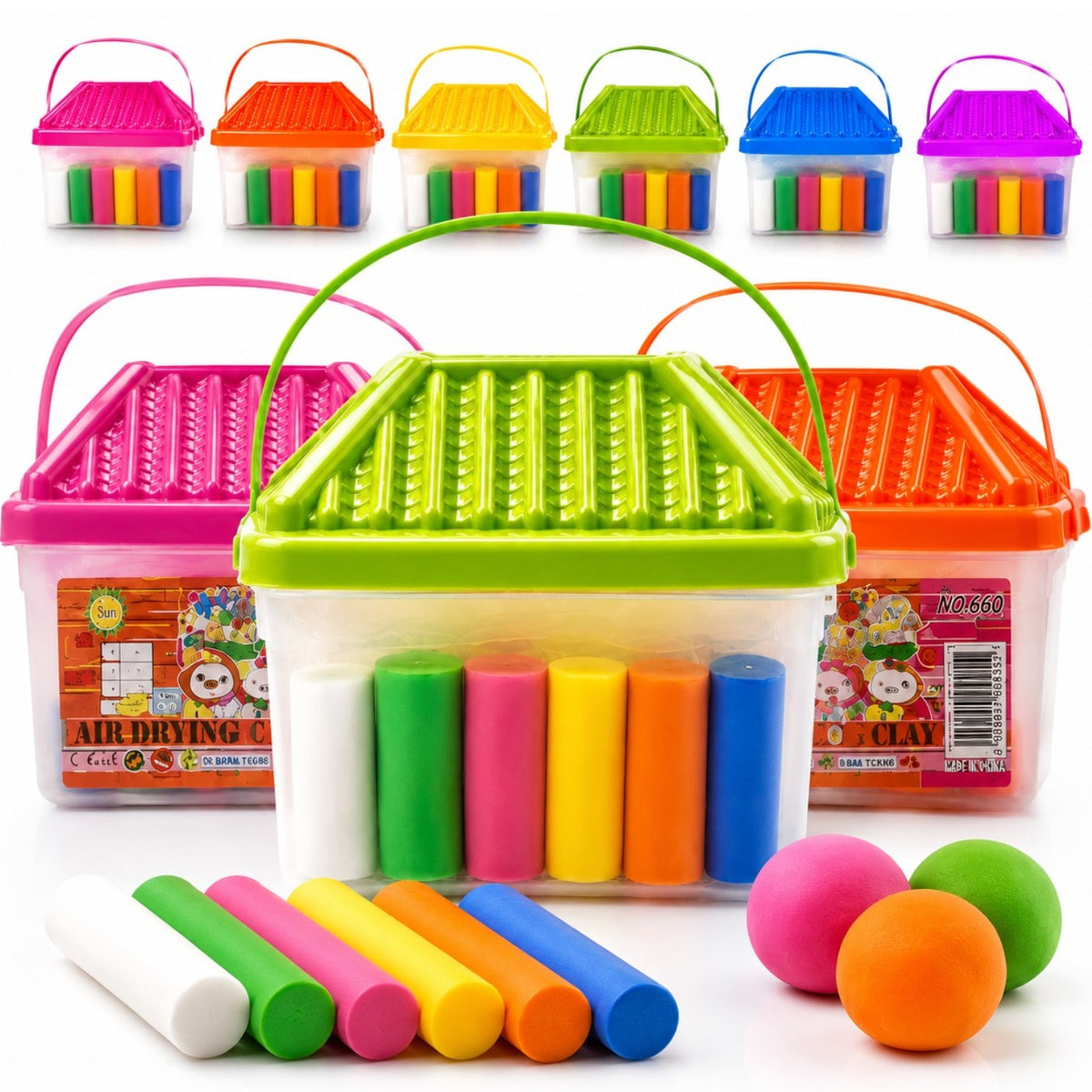 Plastilina Colorata 12 Culori pentru Copii, Casa Mare Diferite Culori Engros
