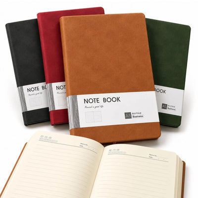 Agendă A5 21x15cm, Caiet cu Copertă PU Soft Touch, Dictando, Diferite Culori Engros