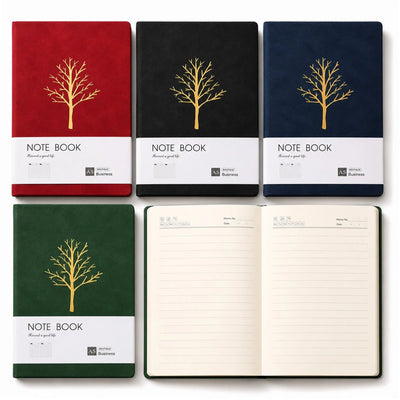 Agendă A5 21x15cm, Caiet cu Copertă PU Soft Touch, Dictando, Diferite Culori Engros