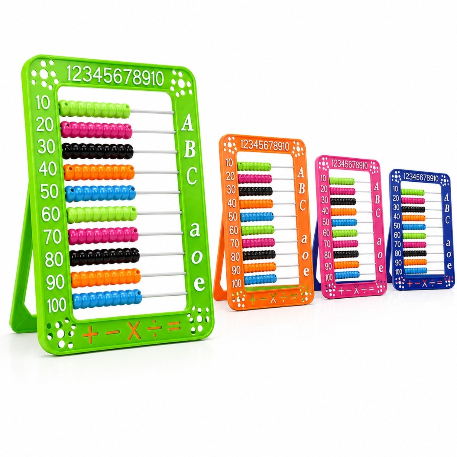 Numaratoare Scolara 23×16cm, cu Suport din Plastic, Diferite Culori Engros