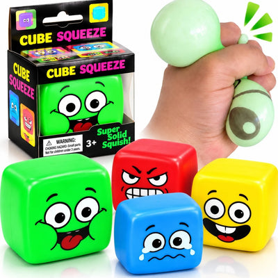 Cub Antistres Squishy 5.5cm cu Spuma in Interior, Diferite Modele si Culori Engros