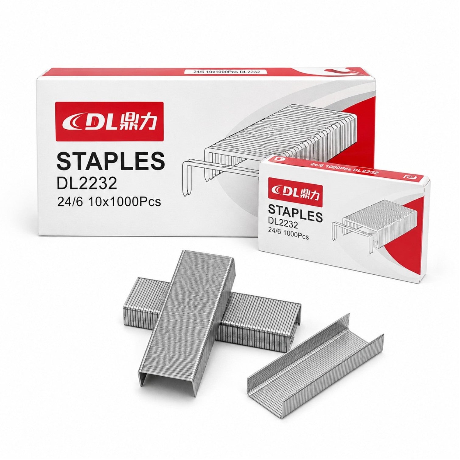 Capse Metalice DL2232, Metalice 24/6, 10set x 1000 buc Engros