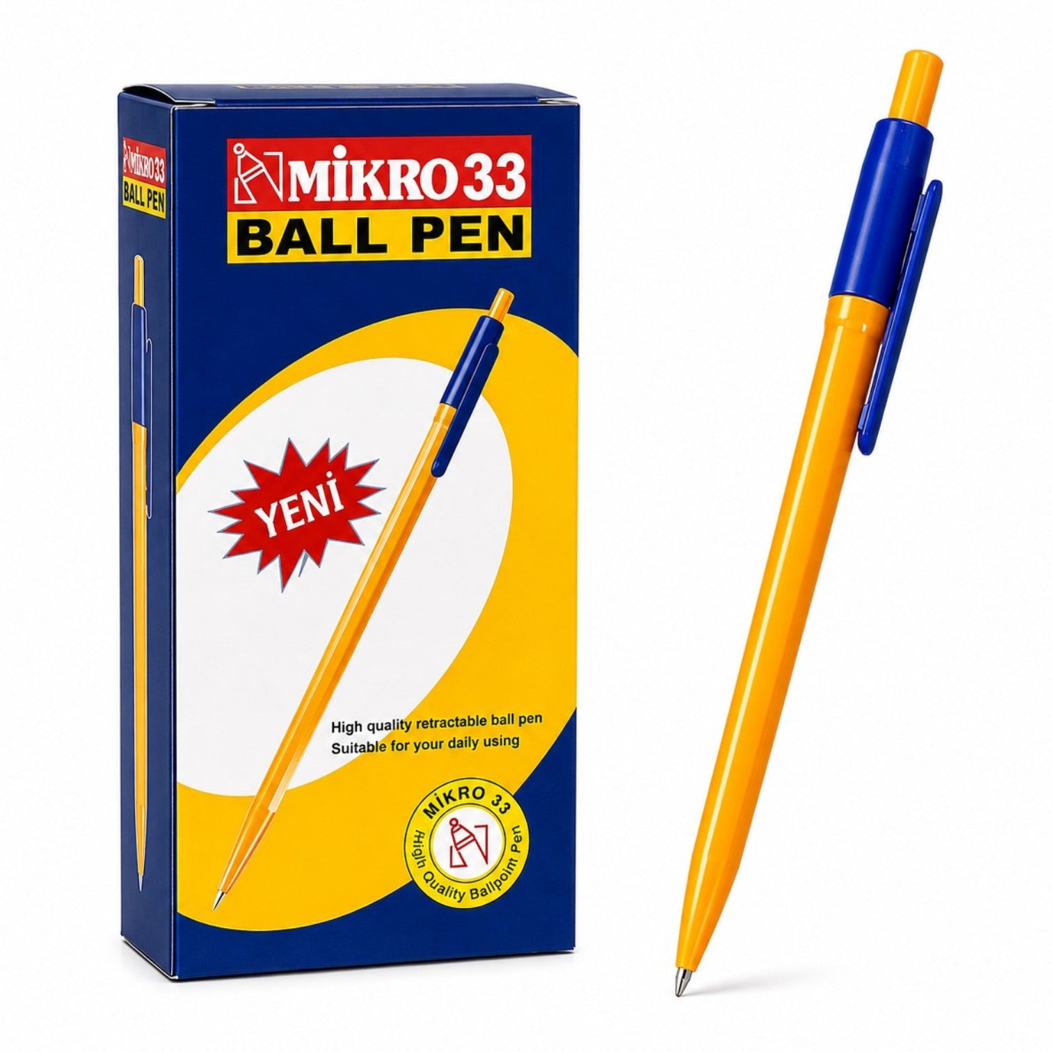 Pix Mikro din Plastic 15cm cu Pasta Albastra 60/set Engros
