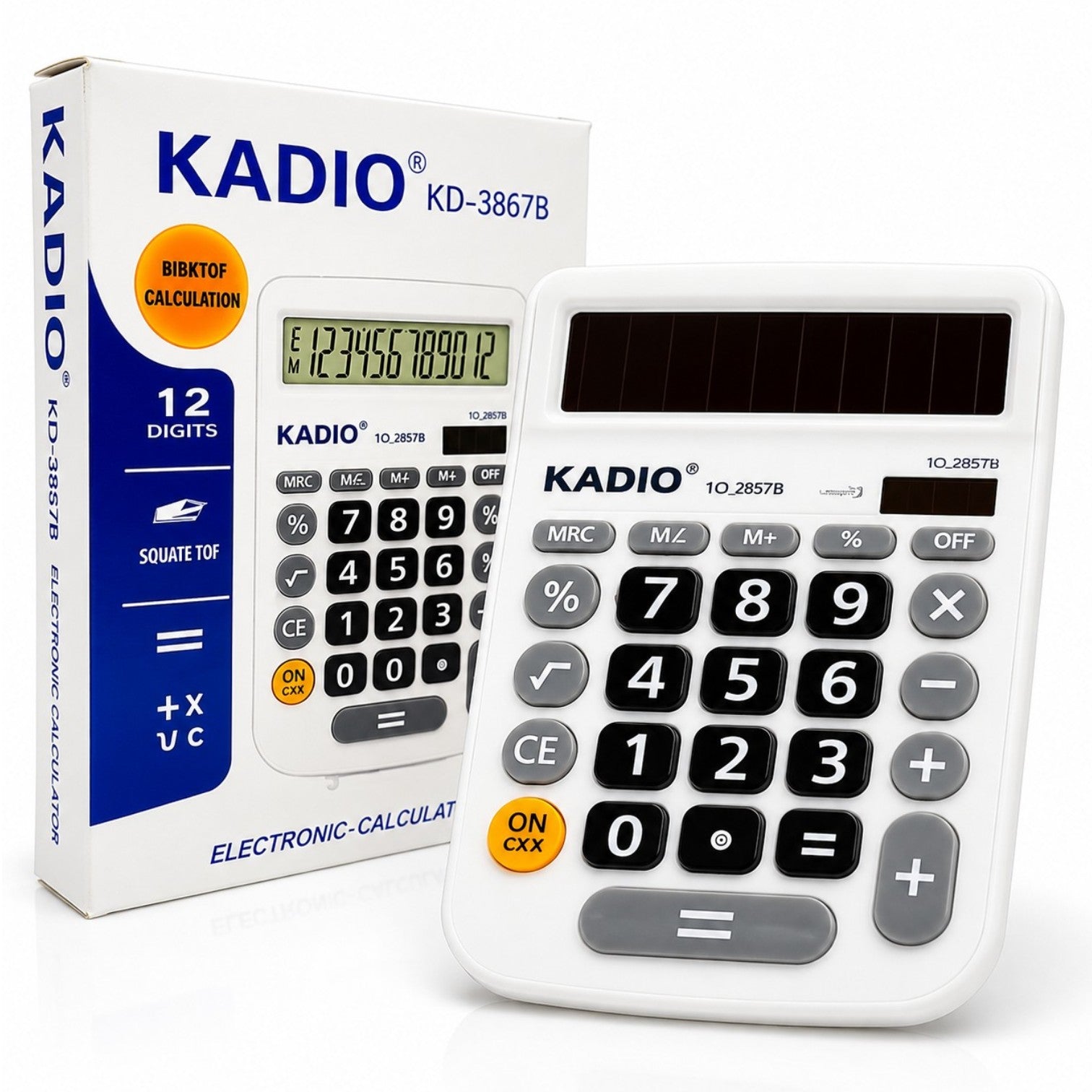 Calculator Electronic 15x10cm, Kadio KD-3867B 12 Cifre Engros