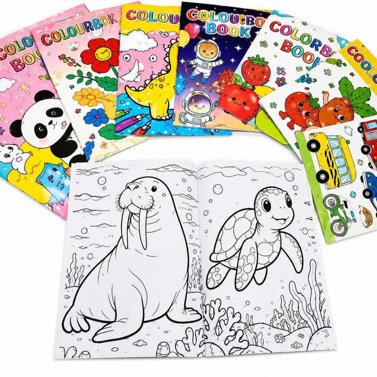 Carte de Colorat A4 21x28cm, 16 Pagini, 24/set Diferite Modele Engros