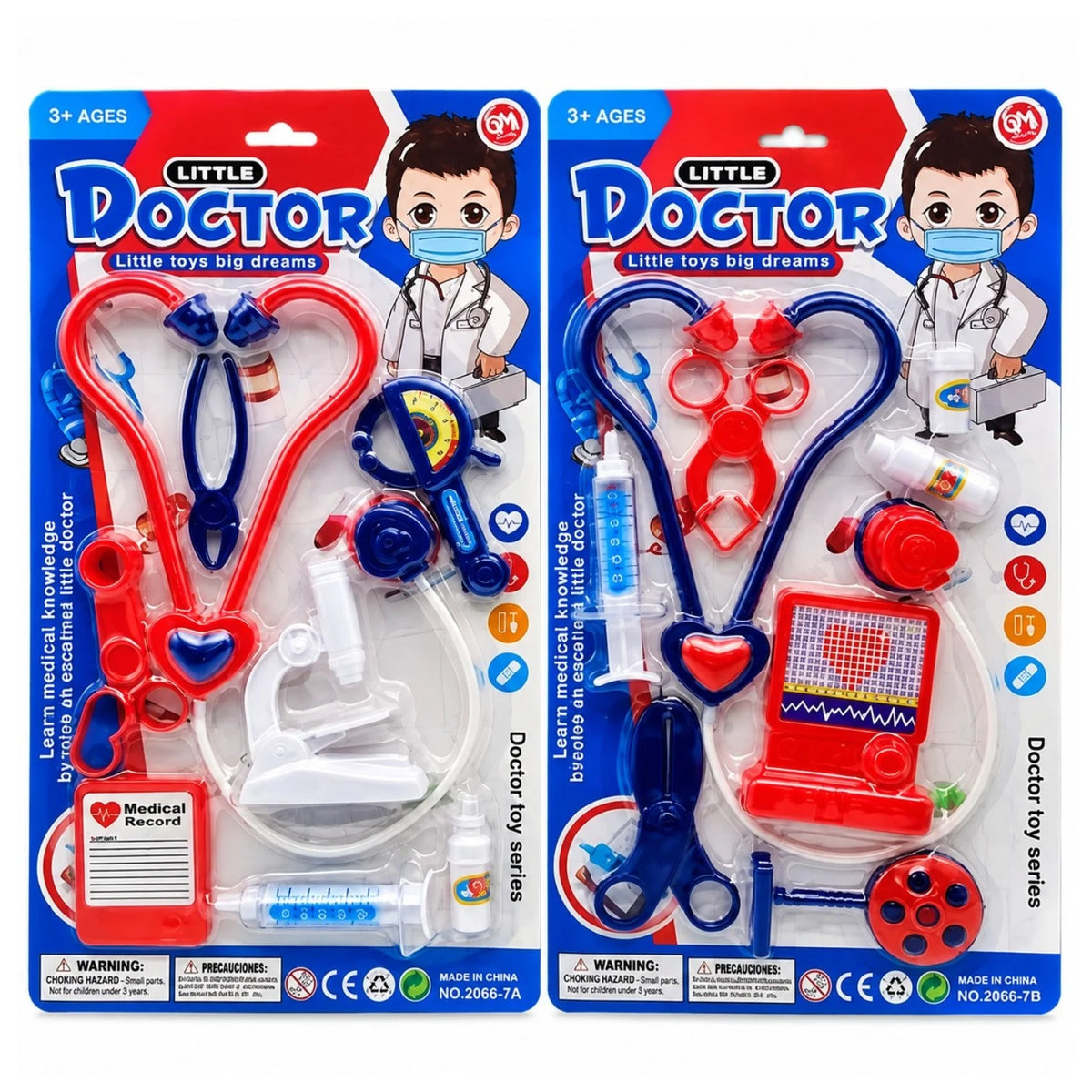 Jucarie Doctor pentru Copii, cu Stetoscop, Seringa, Instrumente si Accesorii Medicale, Diferite Modele Engros