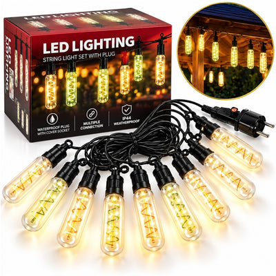 Ghirlanda Luminoasa 5M, 10 Becuri LED Model Spirala Engros