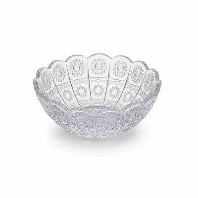 Bol din Sticlă 6/set, Model Cristal 12.5x5.5cm Transparent Engros