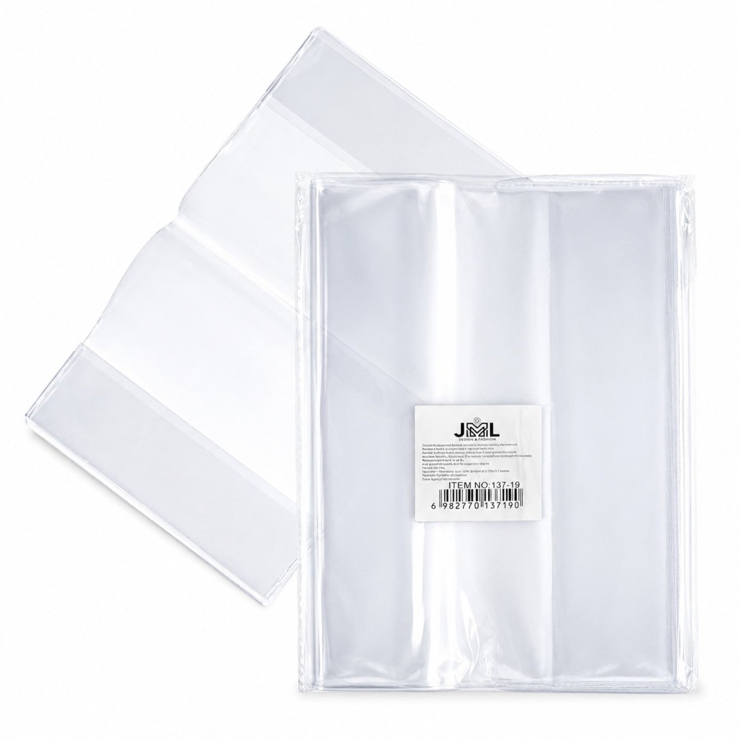 Copertă Transparentă A5 21.5×15cm, 12/set, pentru Caiete, din Plastic PVC Flexibil, Reutilizabilă, Universală Engros