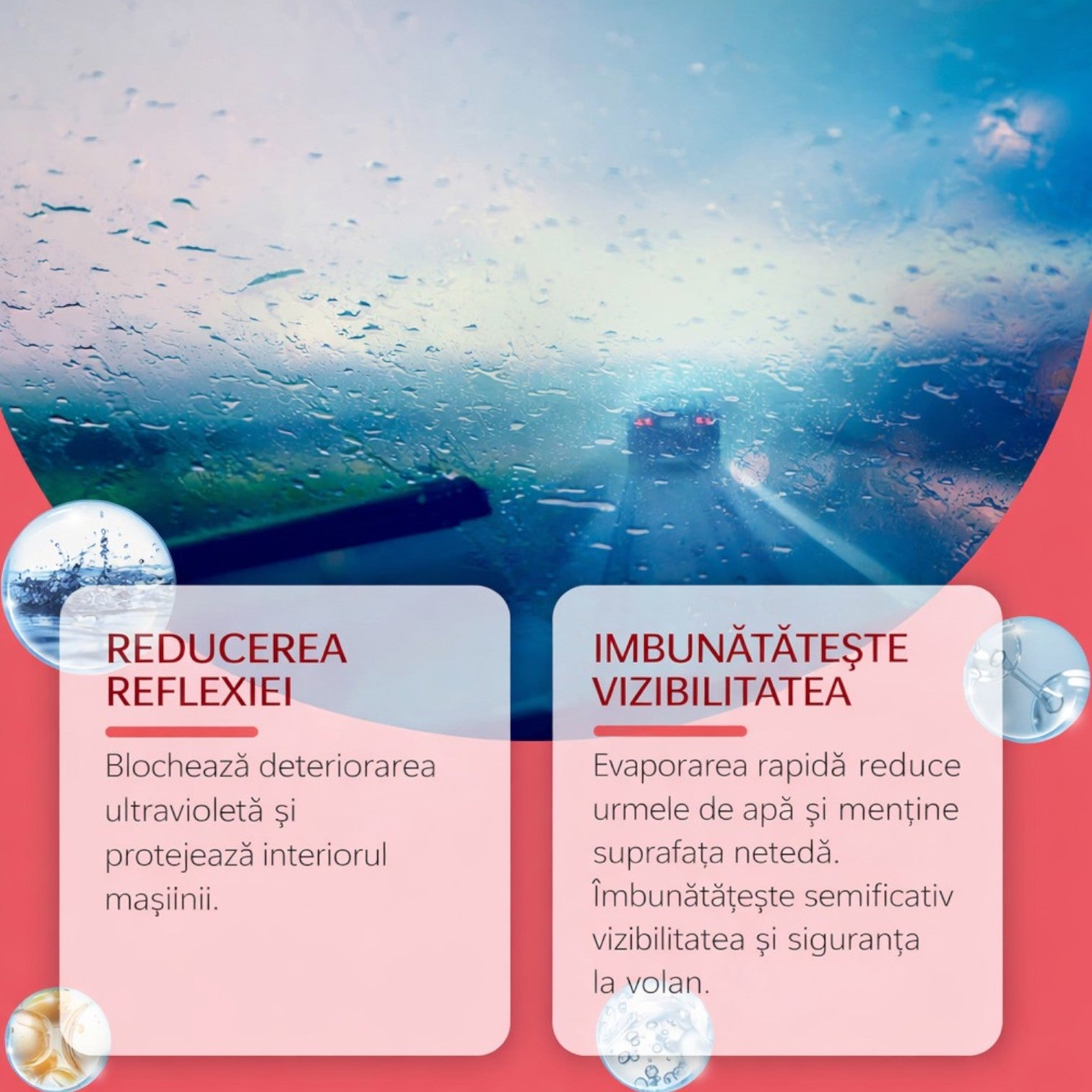 Perie Multifunctionala Curatare Parbriz Auto cu Solutie si Burete 120ml, pentru Indeparat Pelicula de Ulei si Pete de Apa Engros