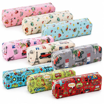 Penar Tubular 20×7×5cm, 12/Set, pentru Școală și Birou, Diferite Modele Engros