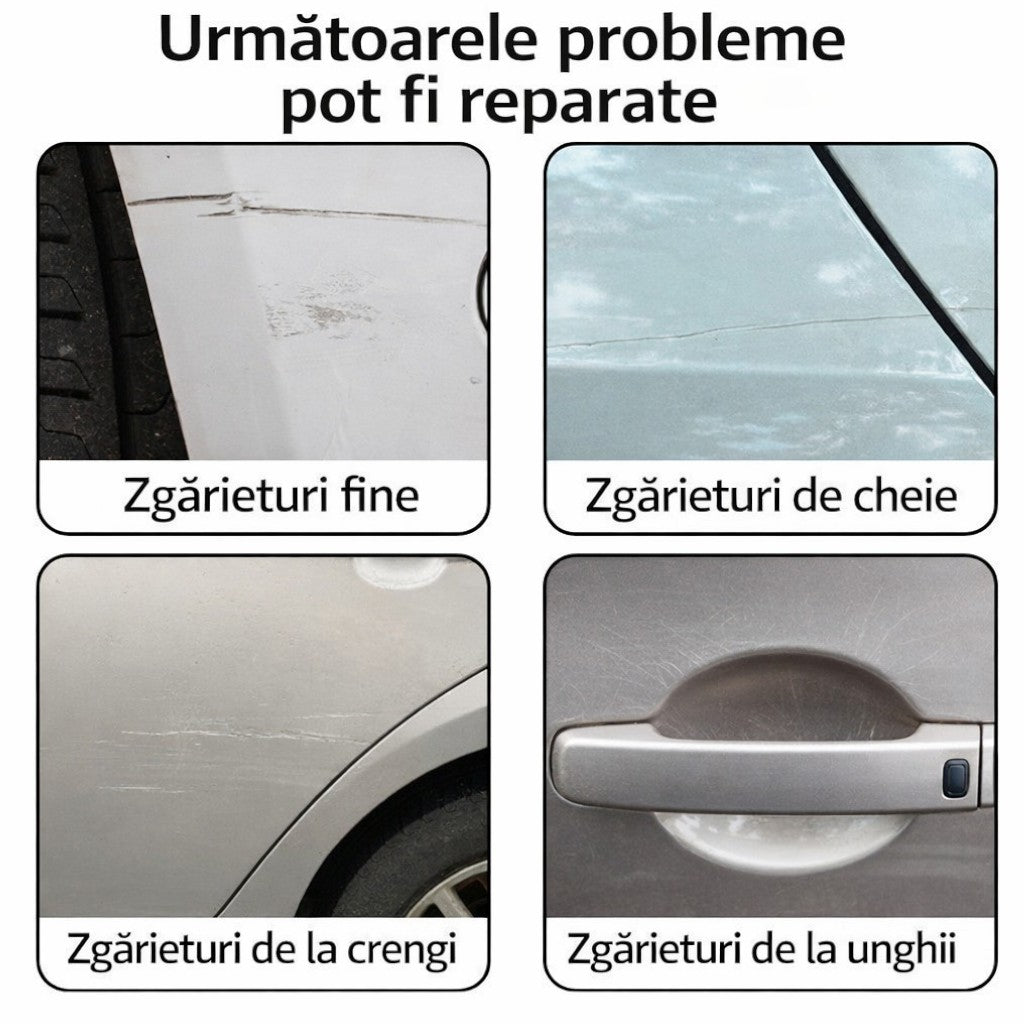 Soluție Reparare Zgârieturi Auto 100ml Platinum 20 Secunde, Kit Restaurare Vopsea cu Burete Aplicator Inclus Engros
