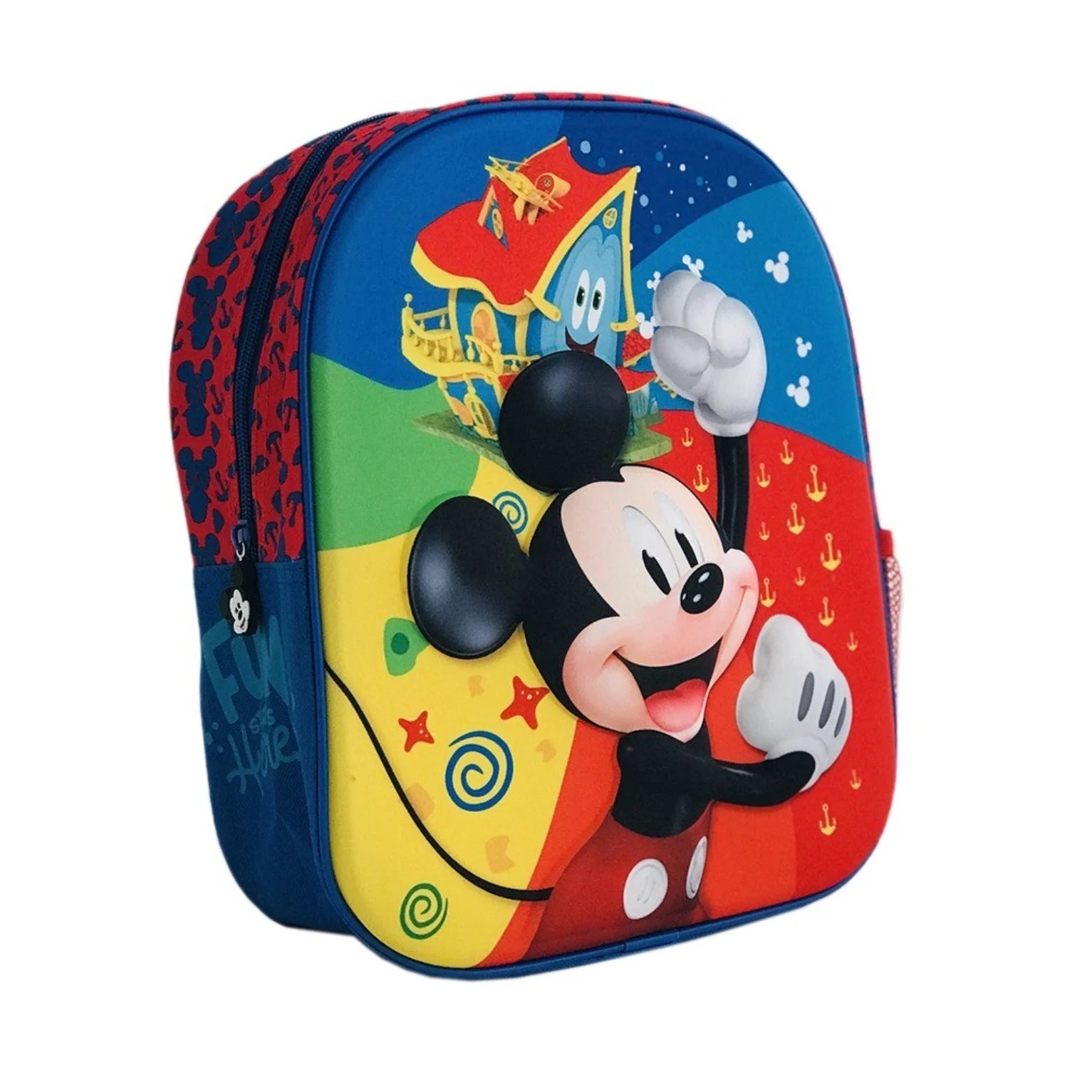 Ghiozdan 3D pentru Copii 33x28x10cm, cu un Fermoar Engros