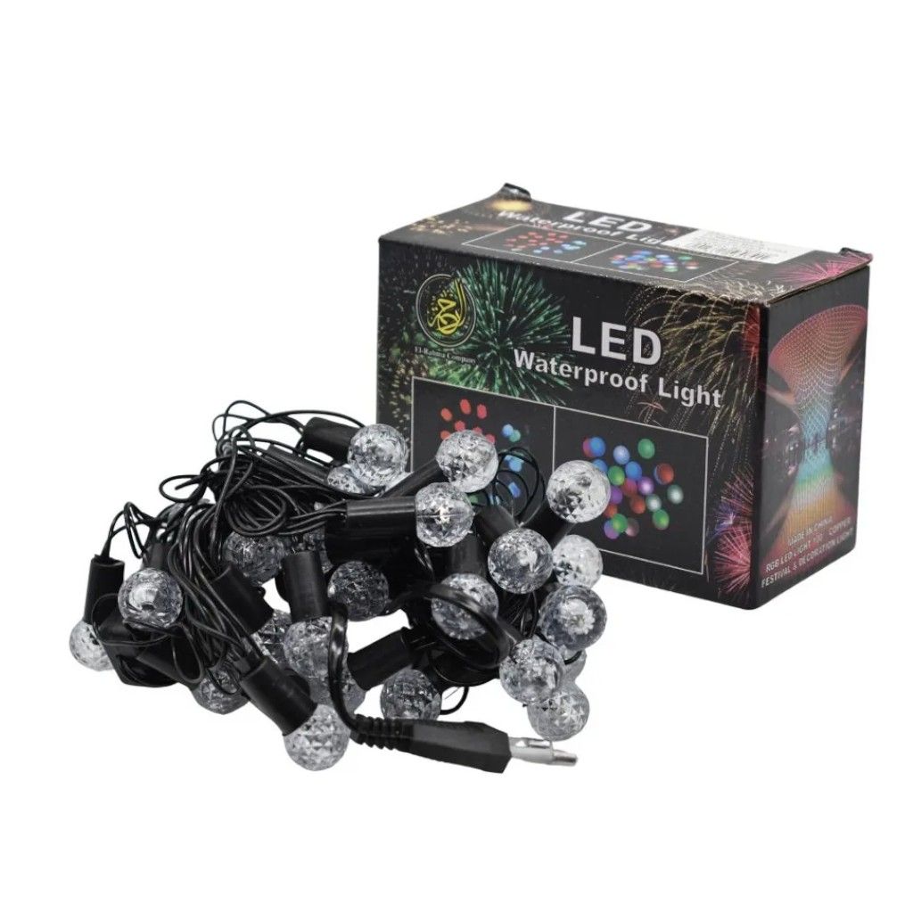 Instalatie Liniara Luminoasa de Craciun 4m, cu 20 LED-uri Multicolore, Diferite Modele, Mufa Interconectabila, pentru Interior si Exterior Engros