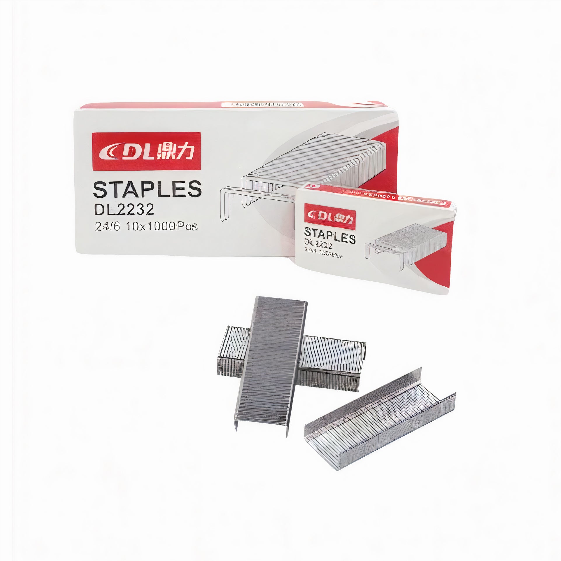 Capse Metalice DL2232, Metalice 24/6, 10set x 1000 buc Engros