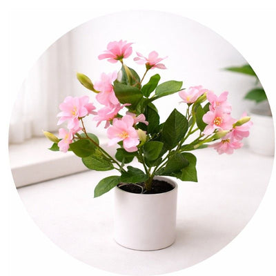 Flori Artificiale în Ghiveci 31cm, din Plastic Diferite Culori Engros