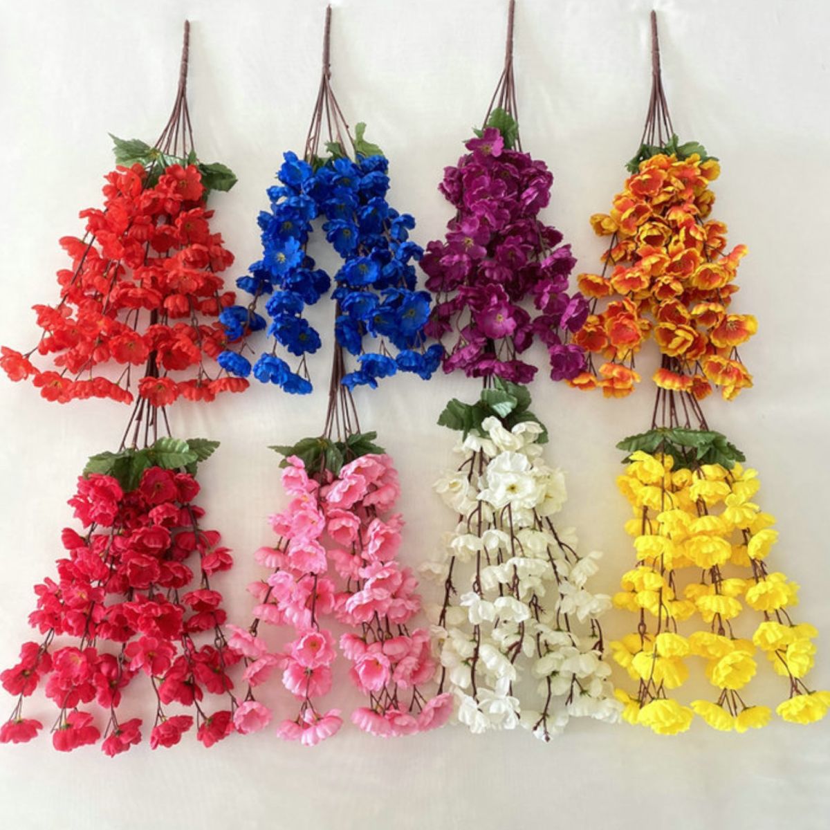 Flori Artificiale 2/set Tip Floare de Cireș 60cm, Diferite Culori Engros