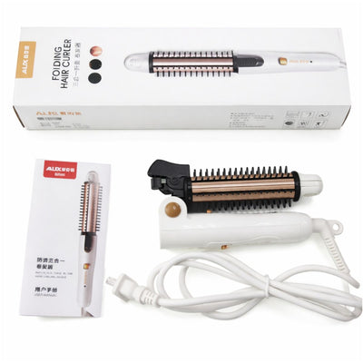 Ondulator și Placă de Păr 3în1 30cm pentru Ondulare, Îndreptare și Creponare cu Țepi de Protecție din Plastic Engros