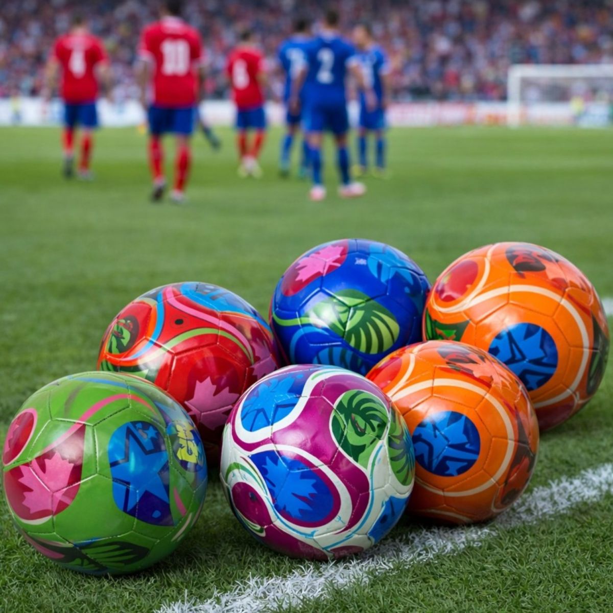 Minge de Fotbal Nr. 5, Diferite Modele Colorate Engros