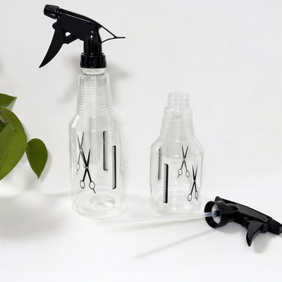 Pulverizator Apă pentru Coafor/Frizerie 400ml, din Plastic Transparent Engros