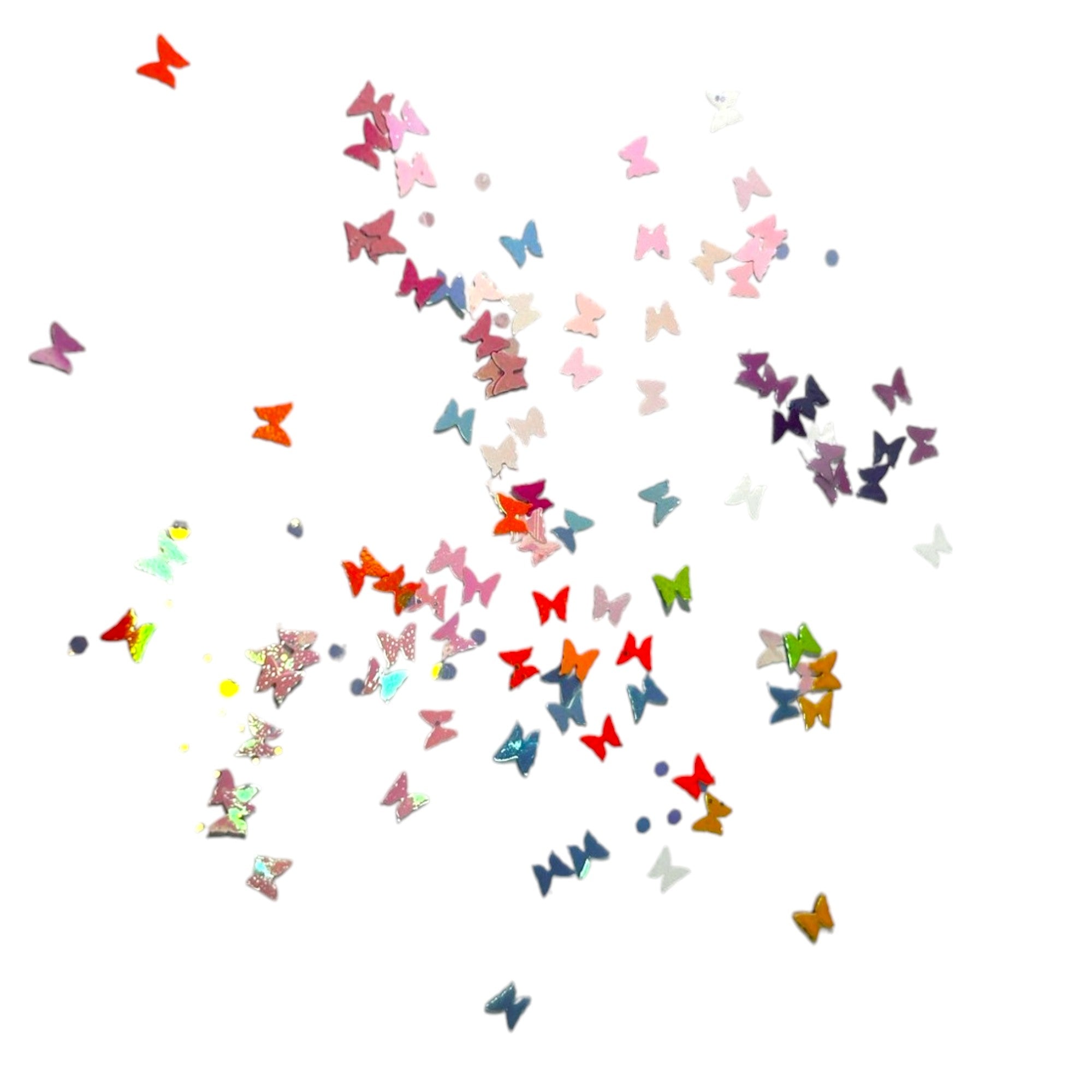 Decoratiuni pentru Unghii, Model Fluture, 6 Culori 12/set Engros