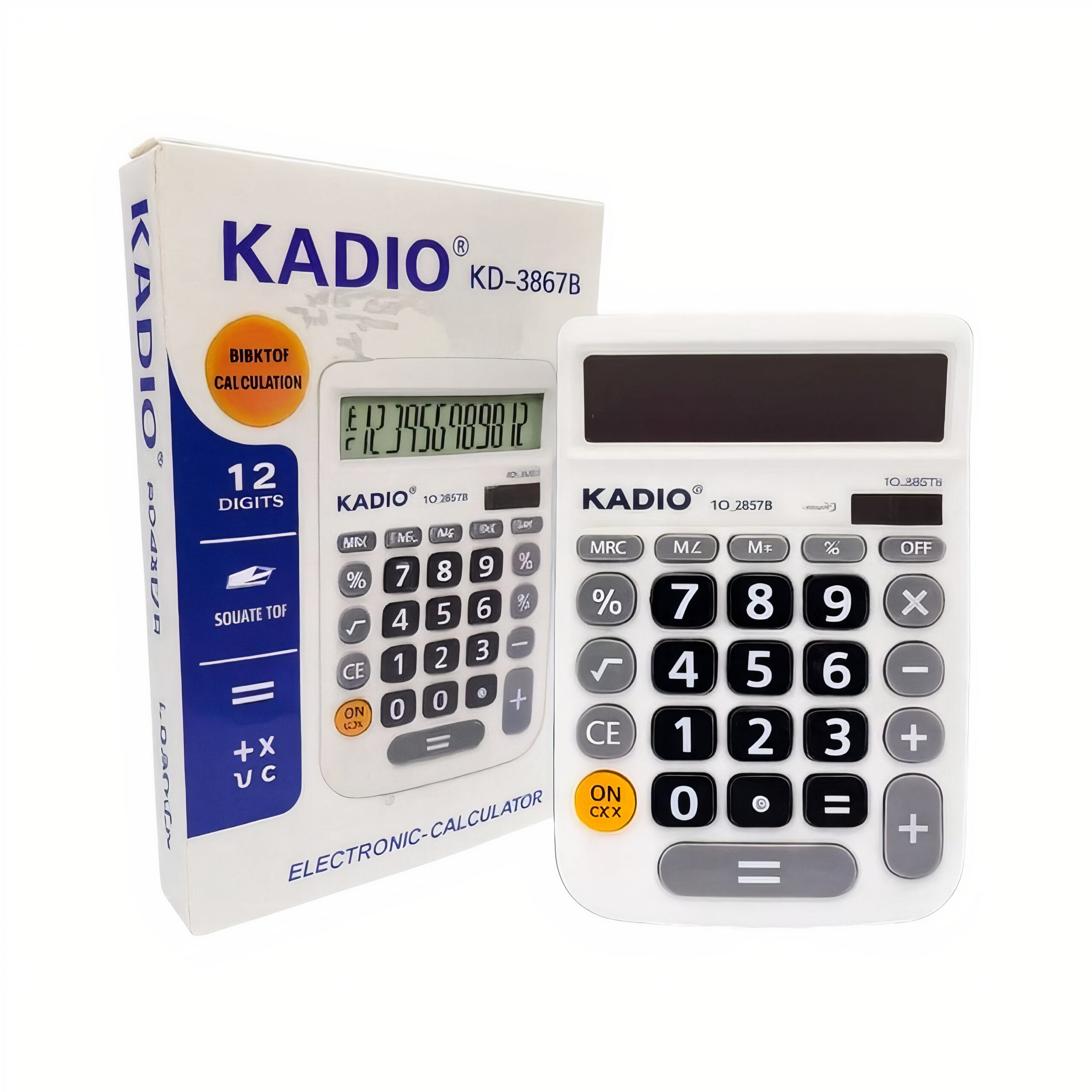 Calculator Electronic 15x10cm, Kadio KD-3867B 12 Cifre Engros